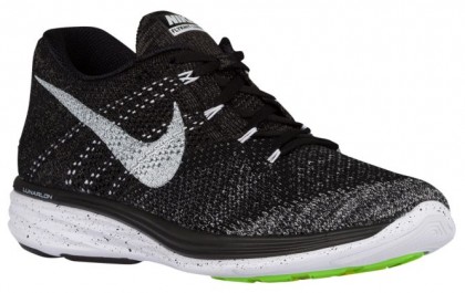 Nike Flyknit Lunar 3 Herrenschuh Schwarz/Midnacht Fog/Wolf Grau/Weiß