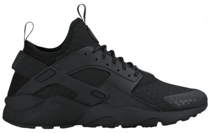 Nike Air Huarache Run Ultra Premium Schwarz Herren Running Schuhe