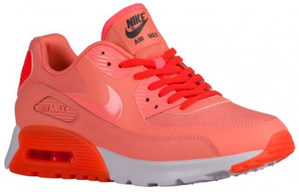 Damen Nike Air Max 90 Ultra Essentials Atomar Rosa/Gesamt Crimson Turnschuhe
