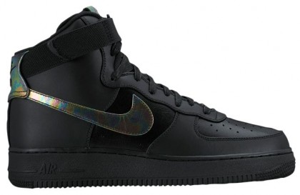 Nike Air Force 1 High Lv8 Schwarz/Metallic Gold Herren Sportschuheschuhechuhe