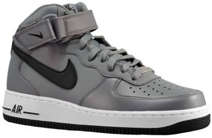 Nike Air Force 1 Mid Herren Sneaker Cool Grau/Schwarz/Weiß