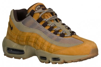 Nike Air Max 95 Premium Herren Sportschuhe Bronze/Bambus/Gum Licht Braun/Barock- Braun