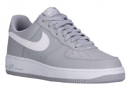 Herren Nike Air Force 1 Low Grau/Weiß Sneakers