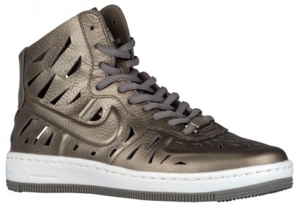 Nike Air Force 1 Ultra Force Mid Damen Sportschuheschuhe Metallic Zinn