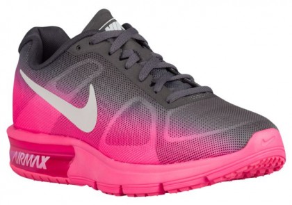 Nike Air Max Sequent Hyper Rosa/Metallic Dunkel Grau/Weiß Damen Sneakers