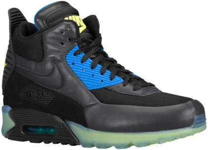 Nike Air Max 90 Sneakerboot Schwarz/Dunkel Asche/Foto Blau Herren Sneakerboot