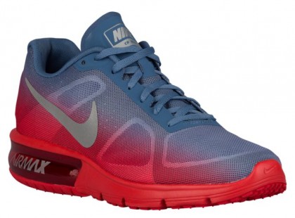 Nike Air Max Sequent Herren Herren-Laufschuh University Rot/Ozean Fog/Weiß/Metallic Silber