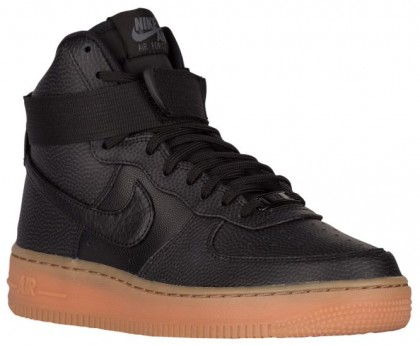 Damen Nike Air Force 1 High Se Schwarz/Dunkel Grau/Braun Trainers