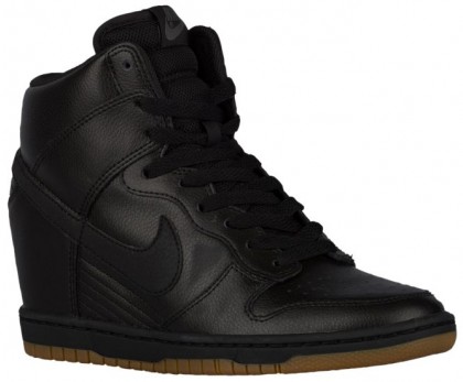 Nike Dunk Sky Hi Essential Schwarz/Gum Med Braun/Dunkel Grau Damen Sneakers