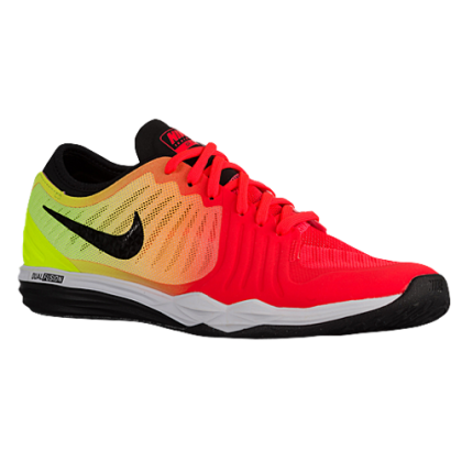 Damen Nike Dual Fusion Tr 4 Print Hell Crimson/Volt/Laser Orange/Schwarz  Turnschuhe