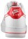 Nike Air Force 1 Low Weiß Rot Herren Athletic Shoes