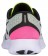 Nike Free Rn Weiß/Schwarz/Volt/Rosa Blast Damen-Laufschuh