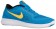 Nike Free Rn Herrenschuh Heritage Cyan/Schwarz/Blau Funke/Laser Orange