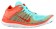 Nike Free 4.0 Flyknit N7 Damen Running Schuhe Hyper Türkis/Hell Crimson/Neon Türkis