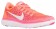 Nike Free Rn Distance Damen Sports Atomar Orange/Feuer Rosa/Rosa Blast/Weiß