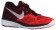 Herren Nike Flyknit Lunar 3 Schwarz/Weiß/Hell Crimson/University Rot Sneakers