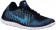 Nike Free 4.0 Flyknit 2015 Herren Running Schuhe Schwarz/Game Royal/Hyper Türkis/Blau Lagoon