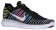 Nike Free Rn Flyknit Schwarz/Weiß/Volt/Blau Lagoon Damen Laufschuhe
