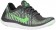 Nike Free 4.0 Flyknit Dunkel Grau/Voltage Grün/Ghost Grün Damen Running Schuhe