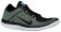 Nike Free 4.0 Flyknit Damen Sportschuhe Schwarz/University Blau/Elektrisch Grün/Schwarz