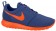 Nike Roshe One Dunkel Royal Blau/Team Orange/Volt Herren Laufschuhe