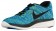 Nike Flyknit Lunar 3 Herren Trainingsschuhe Rennfahrer Blau/Voltage Grün/Sail/Schwarz