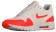 Nike Air Max 1 Ultra Moire Damen Laufschuhe Summit Weiß/Gesamt Crimson