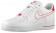 Nike Air Force 1 Low Weiß Rot Herren Athletic Shoes