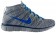 Nike Free Flyknit Chukka Herren Sneakers Wolf Grau/Mutig Blau/Elektrisch Grün/Foto Blau