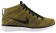 Nike Free Flyknit Chukka Herren Trainingsschuhe Tarp Grün/Seaweed/Gold Lead/Schwarz