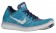Nike Free Rn Flyknit Ozean Fog/Blau Glühen/Hyper Jade/Weiß Damen Turnschuhe
