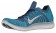 Nike Free Rn Flyknit Ozean Fog/Blau Glühen/Hyper Jade/Weiß Damen Turnschuhe