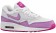Nike Air Max 1 Essential Weiß/Fuchsie Blitzen  Damenschuh