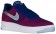 Nike Air Force 1 Ultra Flyknit Low Premium Herren Sneaker Rot/Dunkel Royal Blau/Weiß