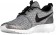 Nike Roshe One Flyknit Herren Schuhschaft Wolf Grau/Schwarz/Weiß