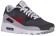 Nike Air Max 90 Ultra Essential Herren Turnschuhe Dunkel Grau/Gym Rot/Wolf Grau/Anthrazit
