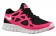 Nike Free Run + 2 Damen Sneakers Schwarz/Weiß/Kirsch-