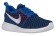Nike Roshe One Flyknit Foto Blau/Weiß/University Rot/Schwarz Damen Laufschuhe
