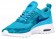 Nike Air Max Thea Frequency Print Damen Laufschuhe Gamma Blau/Dunkel Royal Blau/Weiß/Rio Knickente