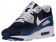 Nike Air Max 90 Ultra Essential Herren Turnschuhe Obsidian/Weiß/Küsten Blau/Wolf Grau