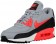 Nike Air Max 90 Essential Wolf Grau/Infrarot/Schwarz/Weiß Damen Turnschuhe