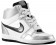 Nike Force Sky High Wedge Metallic Silber/Weiß/Schwarz Damen Basketball