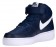 Nike Air Force 1 Mid Herren Basketball Midnacht Marine/Weiß