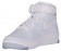 Damen Nike Air Force 1 Hi Flyknit Weiß/Rein Platin Basketball